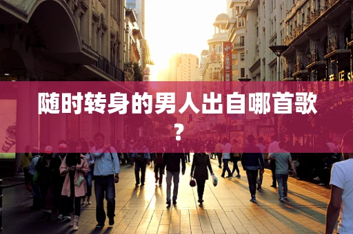 随时转身的男人出自哪首歌？