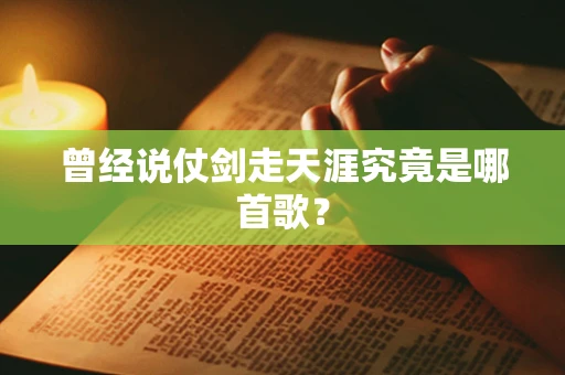 曾经说仗剑走天涯究竟是哪首歌？