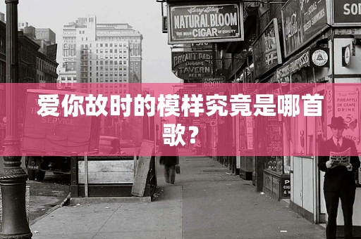 爱你故时的模样究竟是哪首歌？