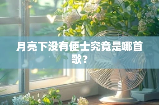 月亮下没有便士究竟是哪首歌？