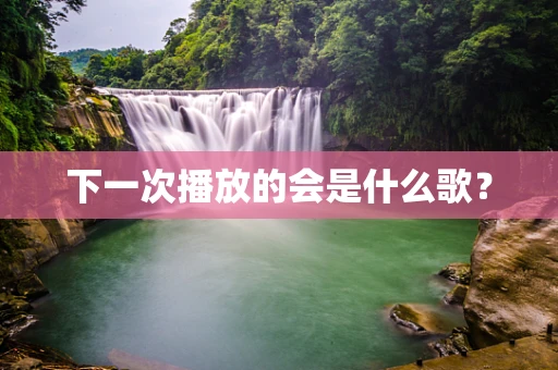下一次播放的会是什么歌？