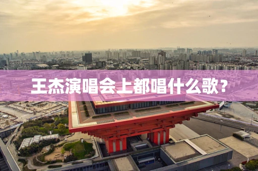 王杰演唱会上都唱什么歌？
