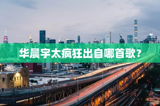 华晨宇太疯狂出自哪首歌？
