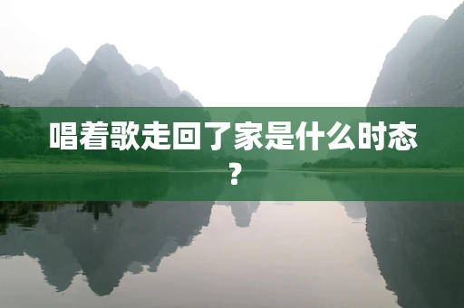 唱着歌走回了家是什么时态？