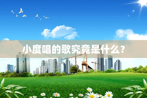 小度唱的歌究竟是什么？