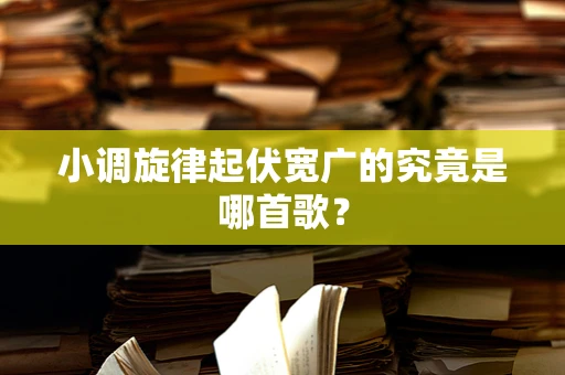 小调旋律起伏宽广的究竟是哪首歌？