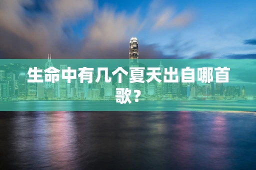 生命中有几个夏天出自哪首歌？