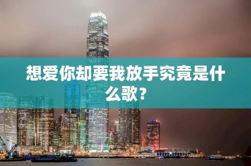 想爱你却要我放手究竟是什么歌？