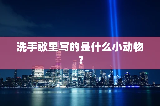 洗手歌里写的是什么小动物？