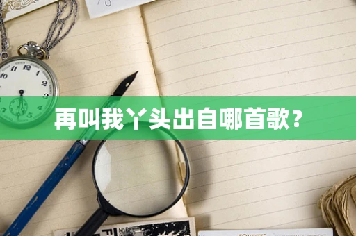 再叫我丫头出自哪首歌？