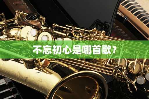 不忘初心是哪首歌？