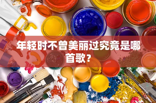 年轻时不曾美丽过究竟是哪首歌？