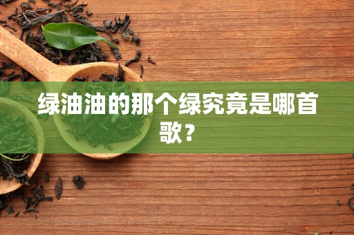 绿油油的那个绿究竟是哪首歌？
