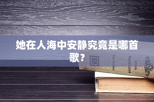 她在人海中安静究竟是哪首歌？