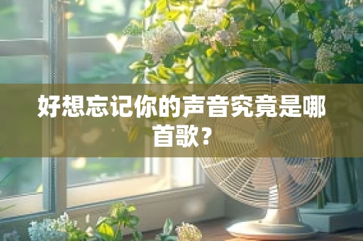 好想忘记你的声音究竟是哪首歌？