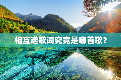相互送歌词究竟是哪首歌？