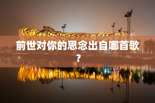 前世对你的思念出自哪首歌？