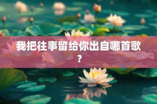 我把往事留给你出自哪首歌？