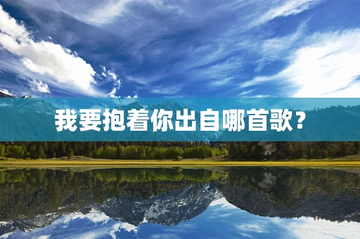 我要抱着你出自哪首歌？