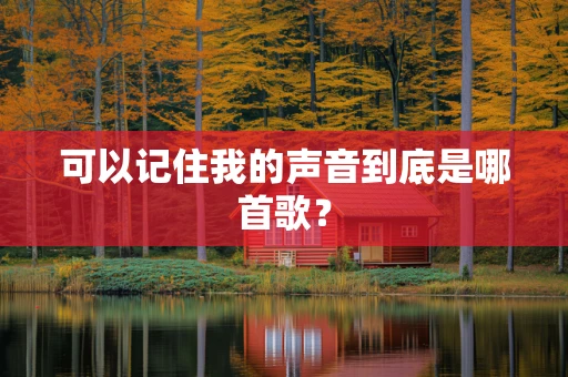 可以记住我的声音到底是哪首歌？