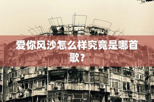 爱你风沙怎么样究竟是哪首歌？