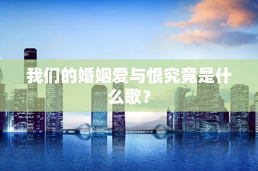 我们的婚姻爱与恨究竟是什么歌？