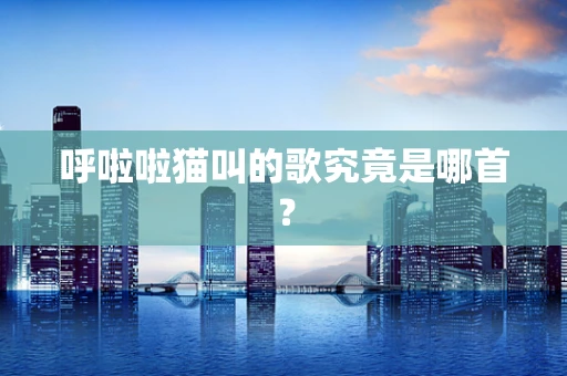呼啦啦猫叫的歌究竟是哪首？