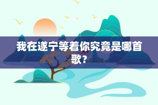 我在遂宁等着你究竟是哪首歌？