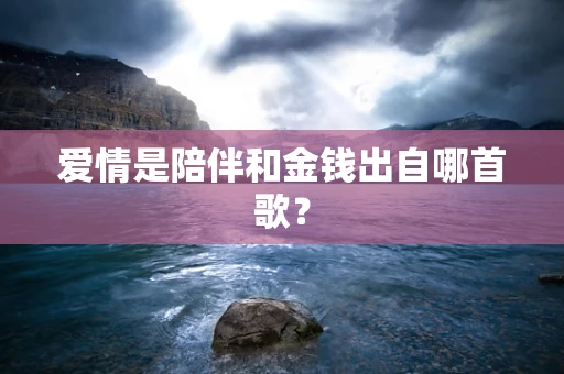 爱情是陪伴和金钱出自哪首歌？