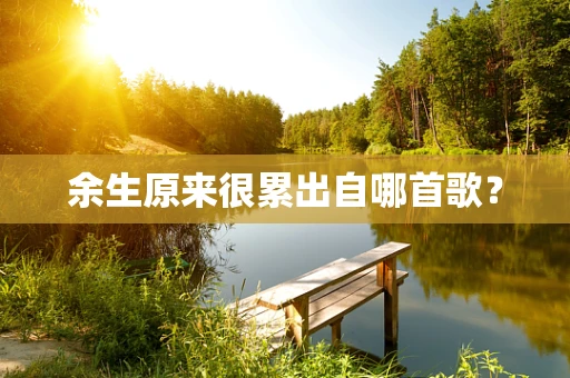 余生原来很累出自哪首歌？