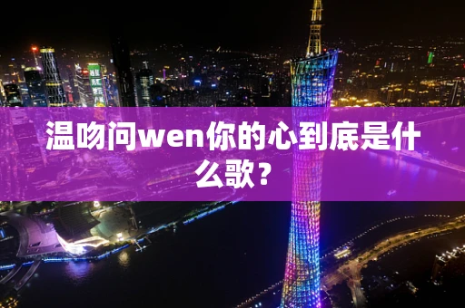 温吻问wen你的心到底是什么歌？
