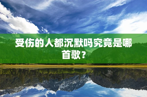受伤的人都沉默吗究竟是哪首歌？