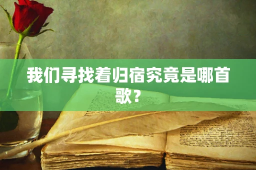 我们寻找着归宿究竟是哪首歌？