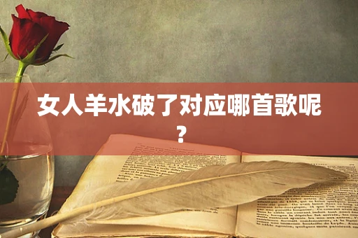 女人羊水破了对应哪首歌呢？