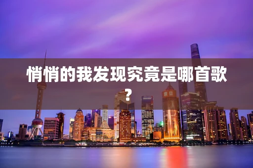 悄悄的我发现究竟是哪首歌？