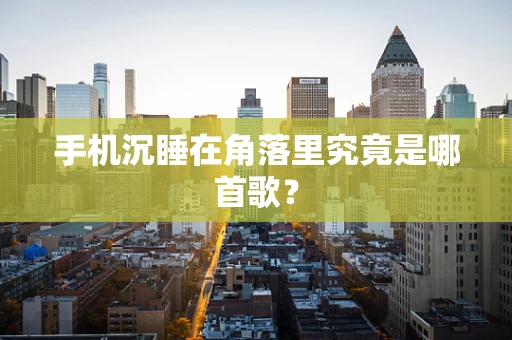 手机沉睡在角落里究竟是哪首歌？