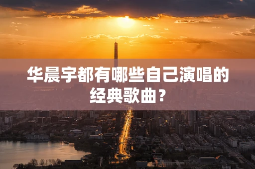 华晨宇都有哪些自己演唱的经典歌曲？
