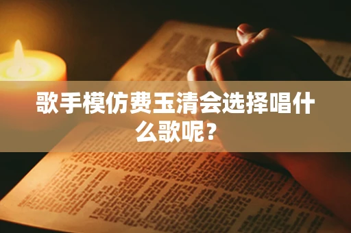 歌手模仿费玉清会选择唱什么歌呢？