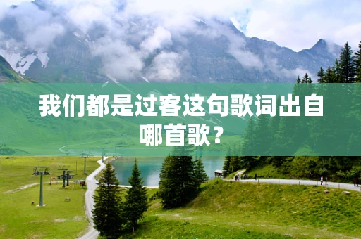 我们都是过客这句歌词出自哪首歌？
