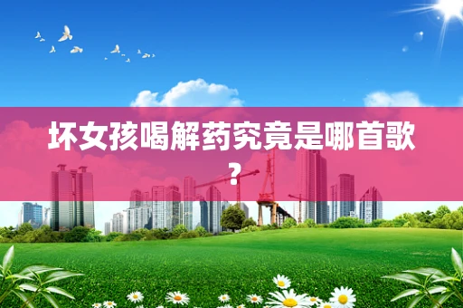 坏女孩喝解药究竟是哪首歌？