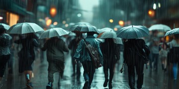 天降暴雨一路狂奔到底是哪首歌？