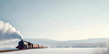 火车缓缓经过雪原出自哪首歌？