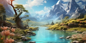 天堂里有个小河流究竟是哪首歌？