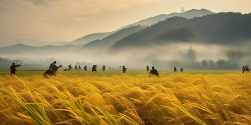 秋浦歌描写的是怎样的劳动场景？