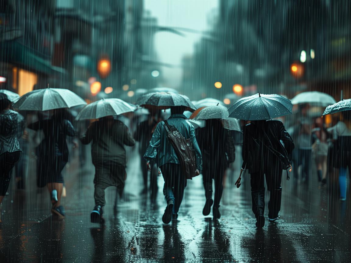 天降暴雨一路狂奔到底是哪首歌？